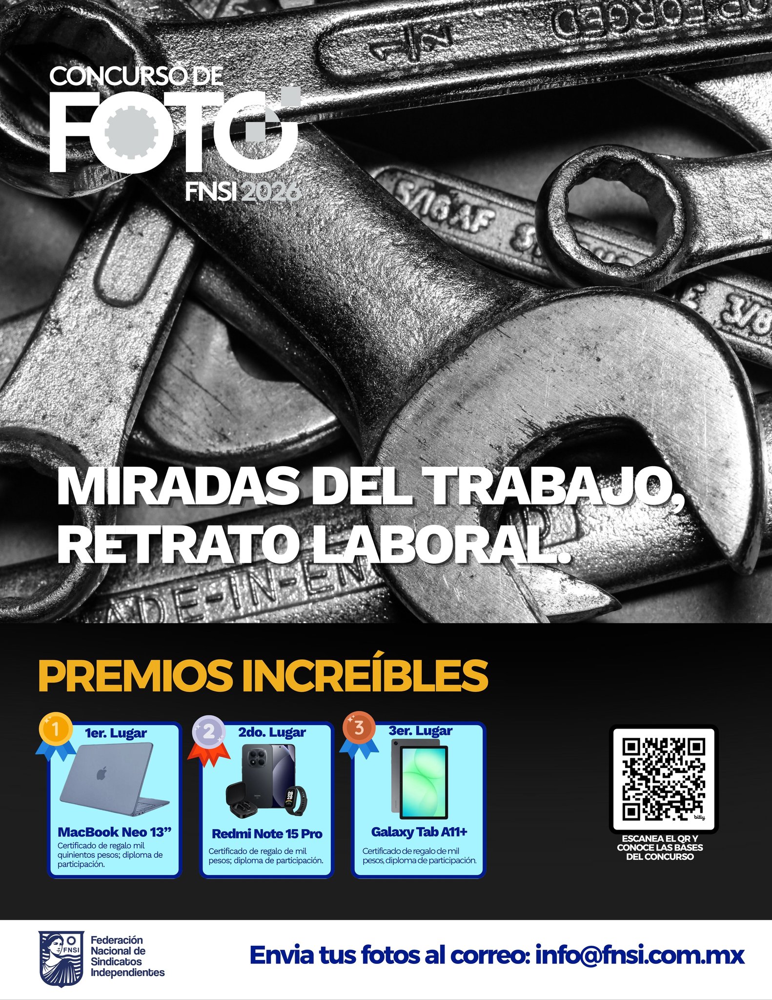 🔩 Las herramientas construyen grandes obras... tu fotografía puede contar esa historia.